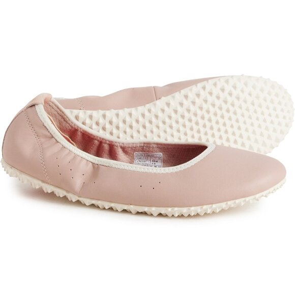 NEW Plae Crosby Ballerina Flats wide width Leather in Dusty Rose unisex 825 3s2 - Picture 2 of 6